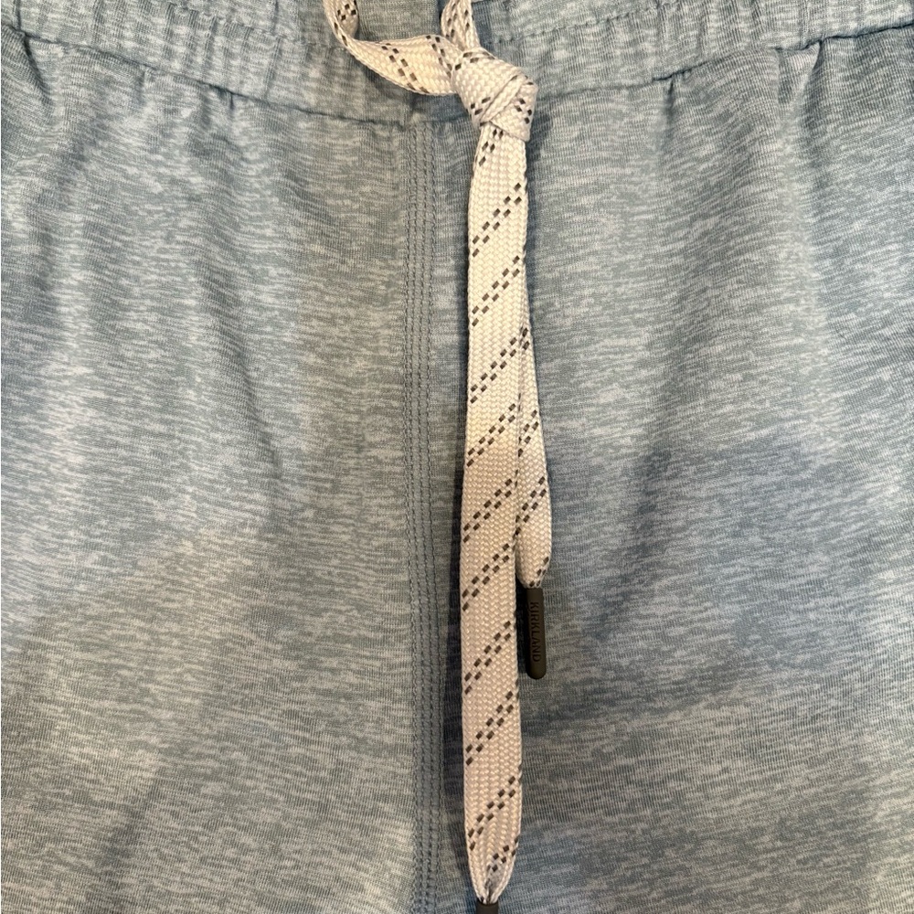 Lightweight Heather Blue Joggers Comfy Athletic Jogger Athleisure Lounge Pants - Picture 3 of 8